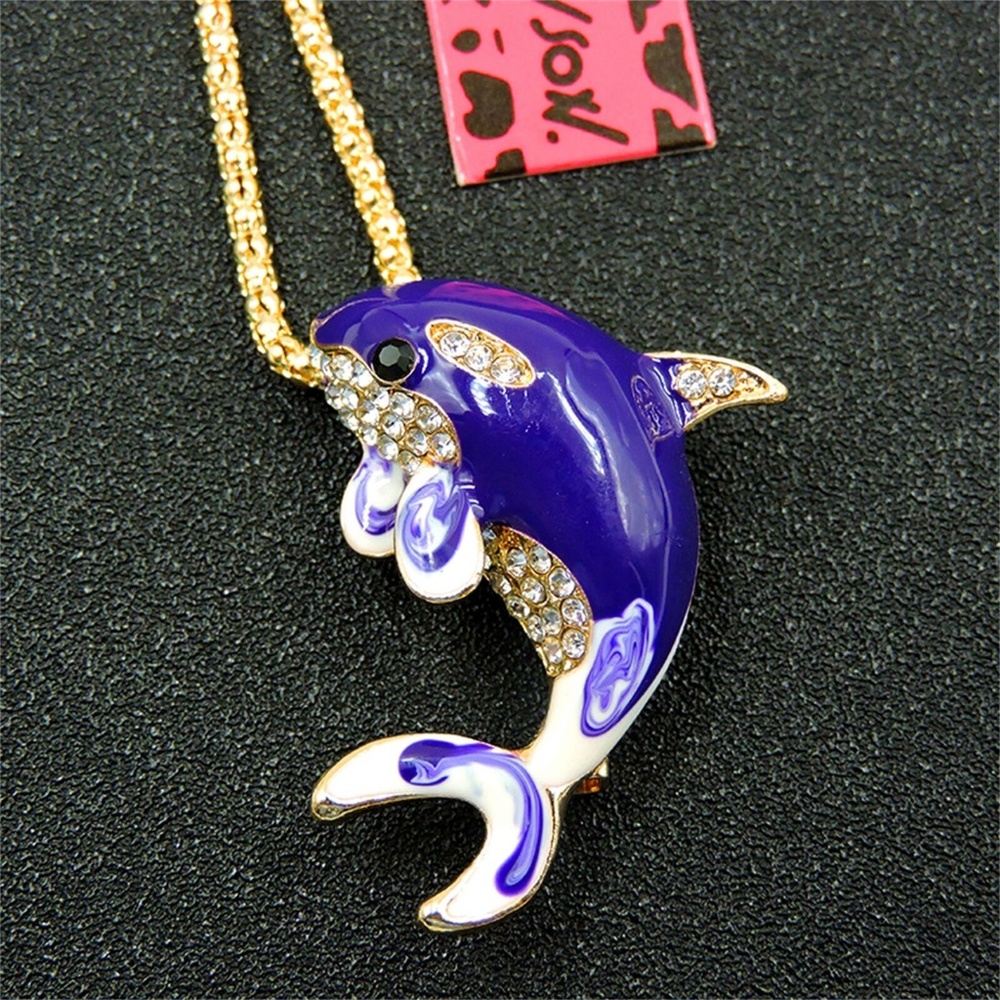 Betsey Johnson Whale Necklace